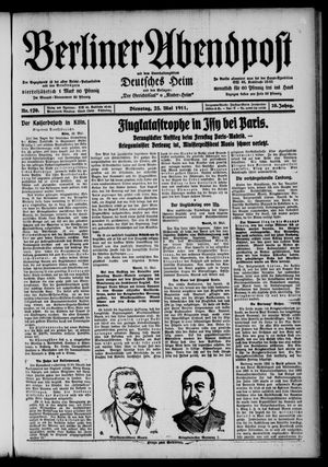 Berliner Abendpost vom 23.05.1911