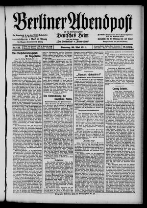 Berliner Abendpost vom 30.05.1911