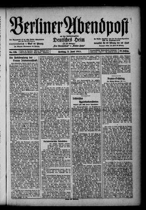 Berliner Abendpost vom 02.06.1911