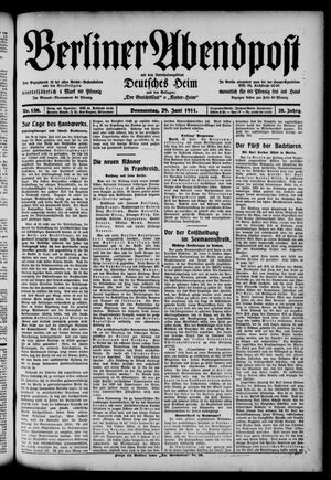 Berliner Abendpost vom 29.06.1911