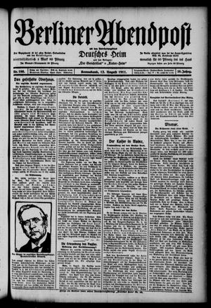 Berliner Abendpost vom 12.08.1911