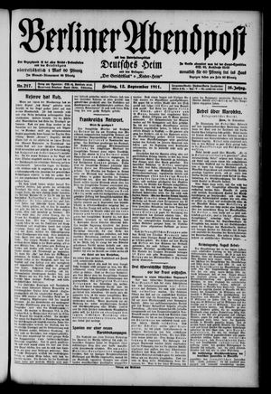 Berliner Abendpost vom 15.09.1911