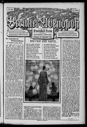 Berliner Abendpost vom 24.12.1911