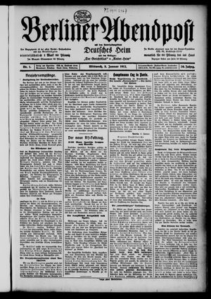 Berliner Abendpost vom 03.01.1912