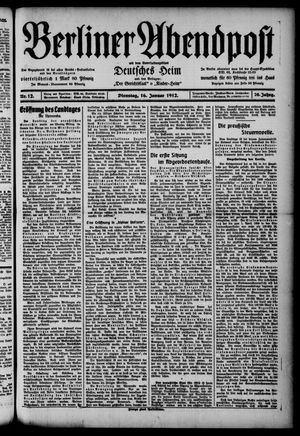 Berliner Abendpost vom 16.01.1912