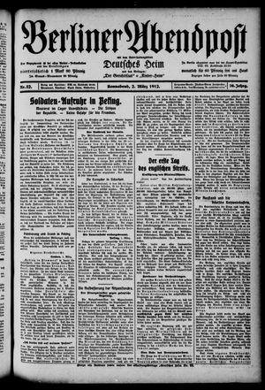 Berliner Abendpost vom 02.03.1912
