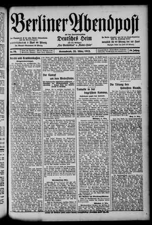 Berliner Abendpost vom 23.03.1912