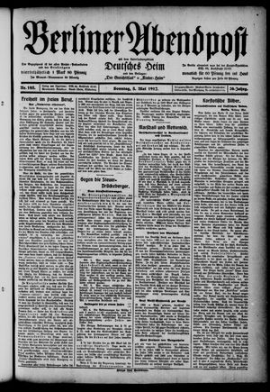 Berliner Abendpost vom 05.05.1912