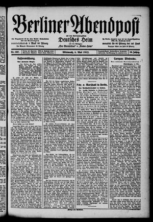 Berliner Abendpost vom 08.05.1912