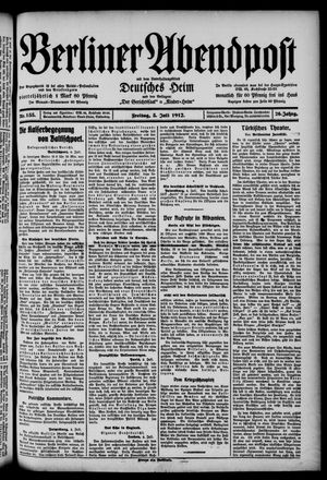 Berliner Abendpost vom 05.07.1912
