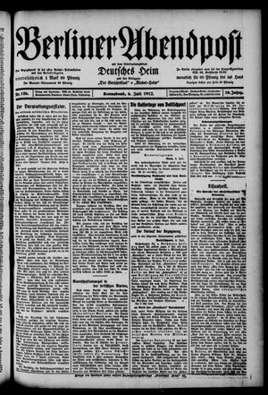 Berliner Abendpost vom 06.07.1912