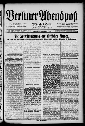 Berliner Abendpost vom 05.11.1912