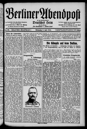 Berliner Abendpost vom 09.07.1913