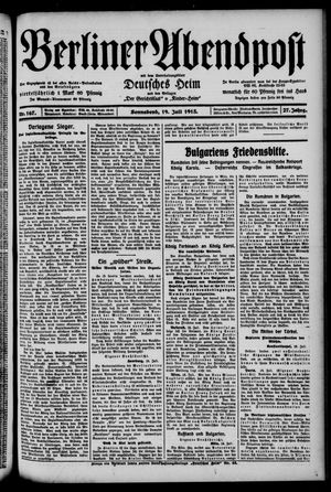 Berliner Abendpost vom 19.07.1913