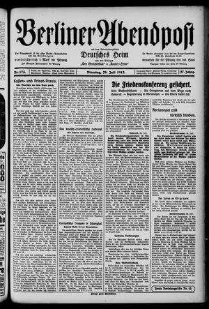 Berliner Abendpost vom 29.07.1913