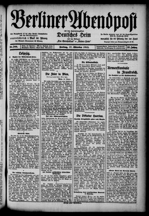 Berliner Abendpost vom 17.10.1913