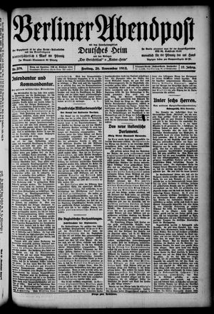 Berliner Abendpost vom 28.11.1913