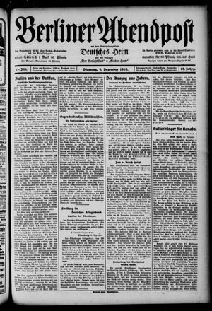 Berliner Abendpost vom 09.12.1913
