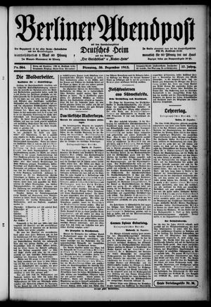 Berliner Abendpost vom 30.12.1913