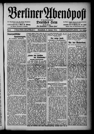 Berliner Abendpost vom 03.01.1914