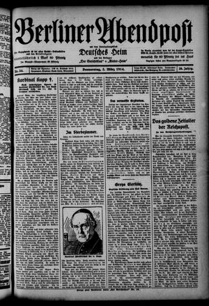 Berliner Abendpost on Mar 5, 1914