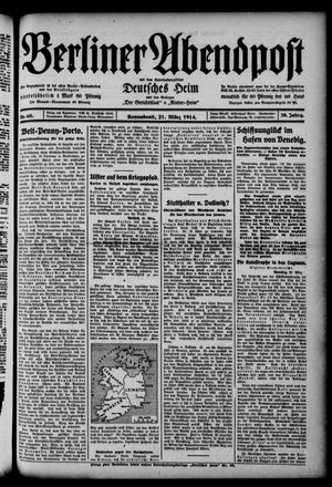 Berliner Abendpost vom 21.03.1914
