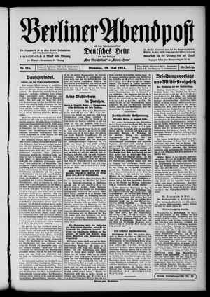 Berliner Abendpost vom 19.05.1914