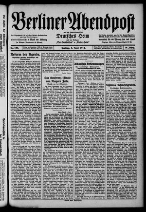 Berliner Abendpost vom 05.06.1914