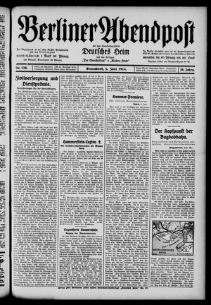 Berliner Abendpost vom 06.06.1914