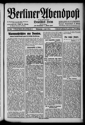 Berliner Abendpost vom 02.07.1914