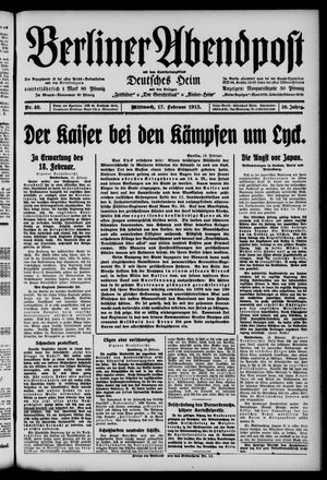 Berliner Abendpost vom 17.02.1915