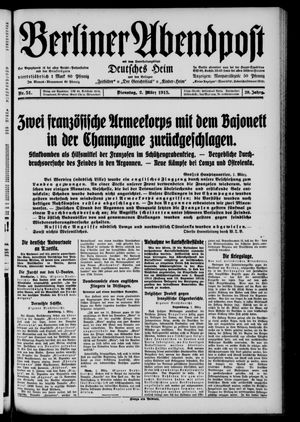 Berliner Abendpost on Mar 2, 1915