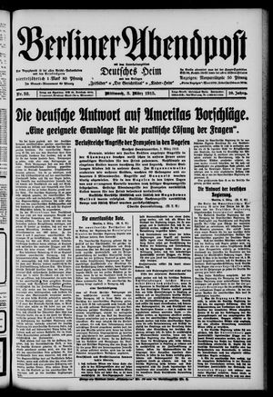 Berliner Abendpost on Mar 3, 1915