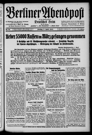 Berliner Abendpost vom 02.04.1915