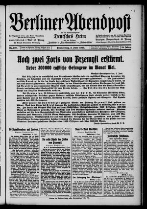 Berliner Abendpost vom 03.06.1915