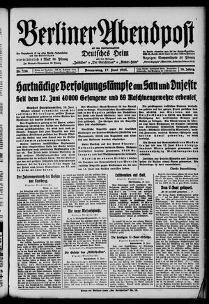 Berliner Abendpost vom 17.06.1915