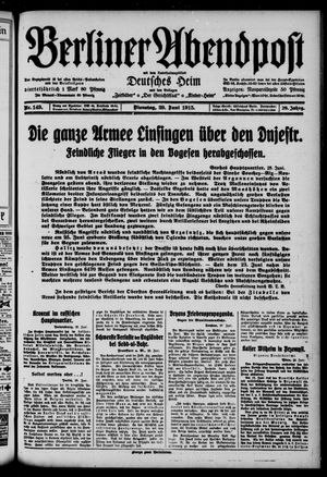 Berliner Abendpost vom 29.06.1915