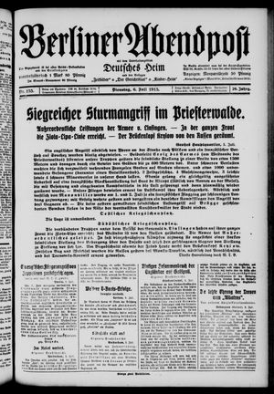 Berliner Abendpost vom 06.07.1915