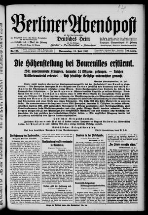 Berliner Abendpost vom 15.07.1915