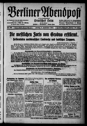 Berliner Abendpost on Sep 3, 1915