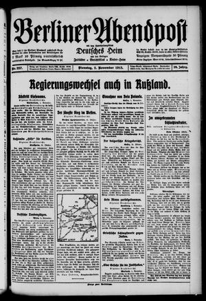 Berliner Abendpost vom 02.11.1915