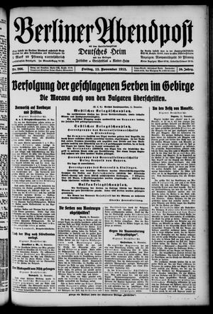 Berliner Abendpost vom 12.11.1915