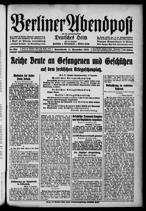 Berliner Abendpost vom 11.12.1915