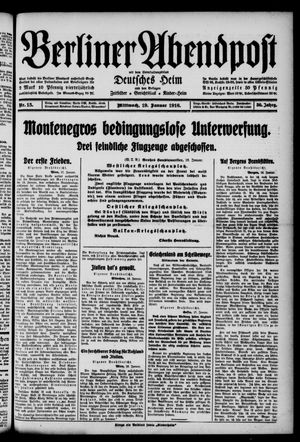Berliner Abendpost vom 19.01.1916