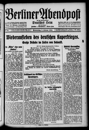 Berliner Abendpost vom 03.02.1916