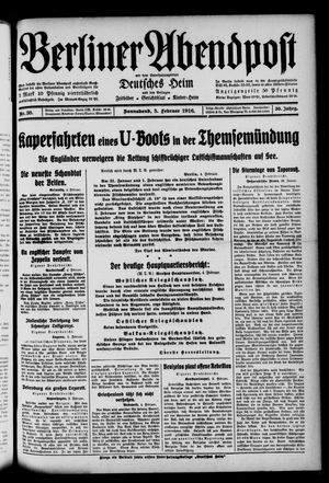 Berliner Abendpost vom 05.02.1916