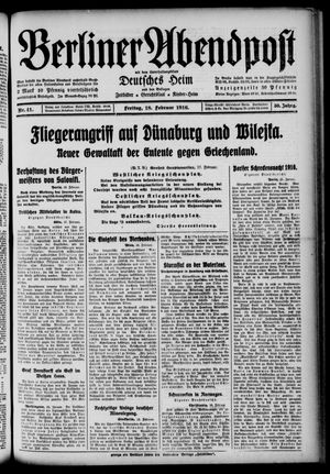 Berliner Abendpost vom 18.02.1916