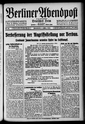 Berliner Abendpost vom 04.03.1916