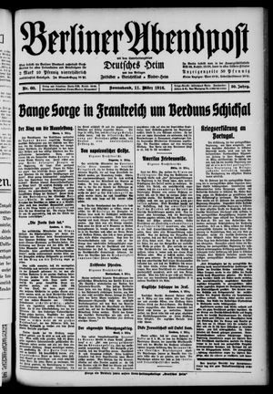 Berliner Abendpost vom 11.03.1916
