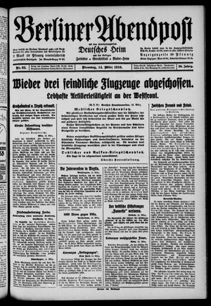 Berliner Abendpost vom 14.03.1916